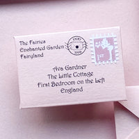 Personalised Fairy Letter - Pink