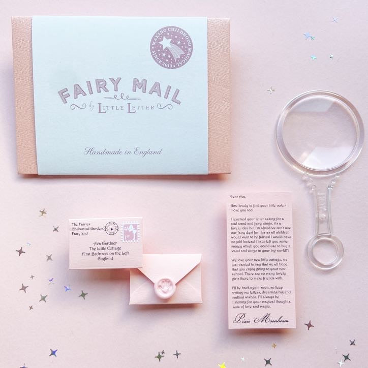 Personalised Fairy Letter - Pink