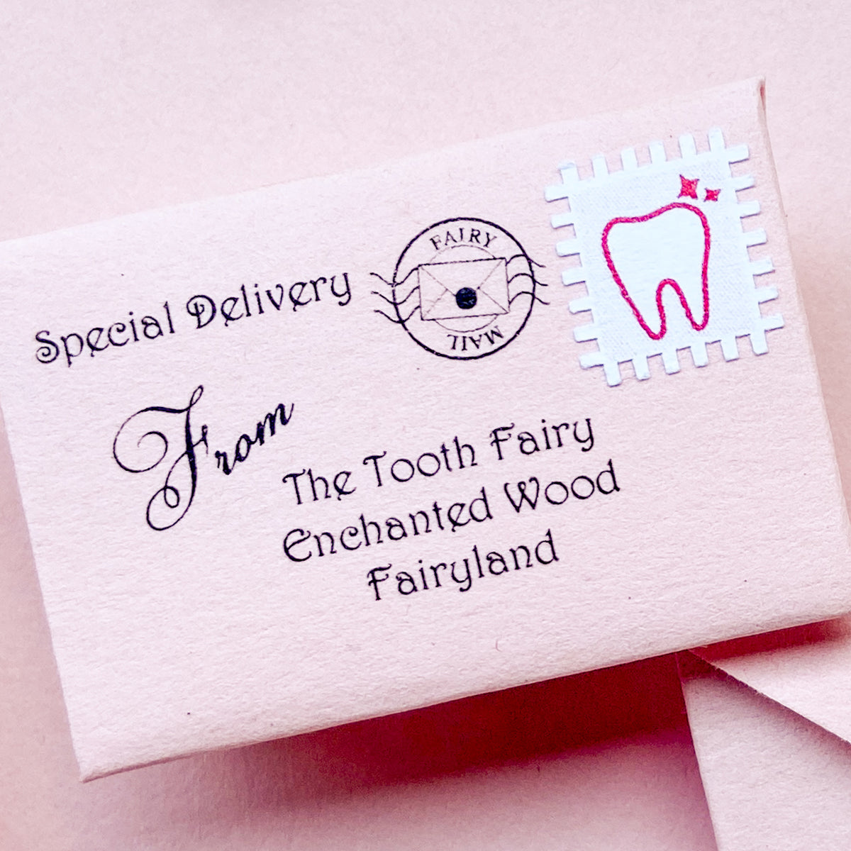 Tooth Fairy Letter Kit (Pink)- First Tooth