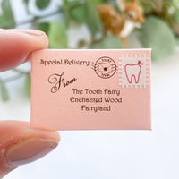 Tooth Fairy Letters - Blank Pink Letters