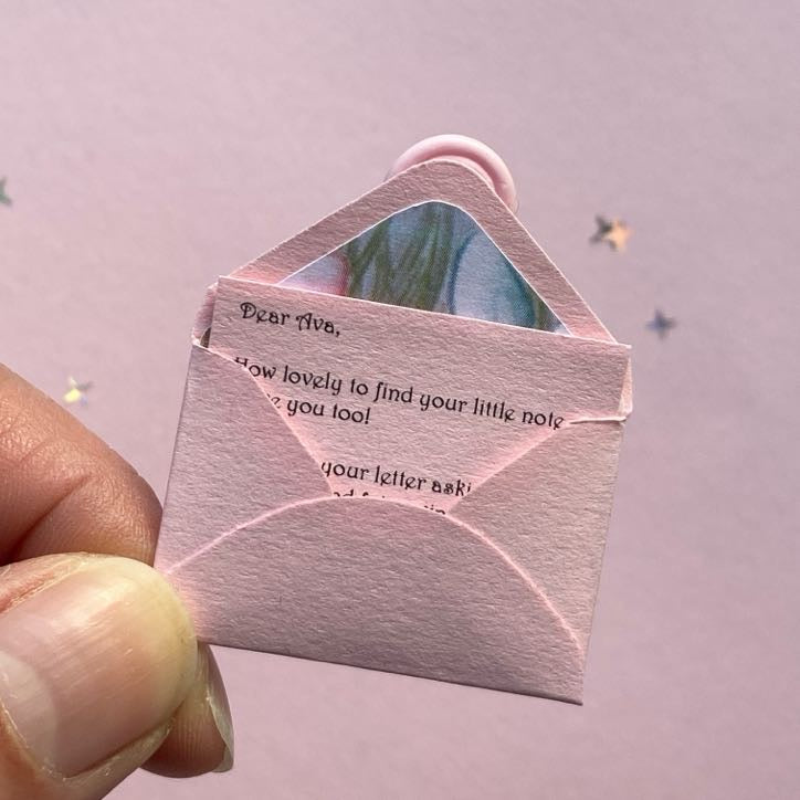 Personalised Fairy Letter - Pink