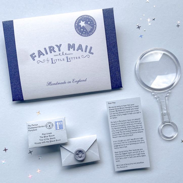 Personalised Fairy Letter - Blue