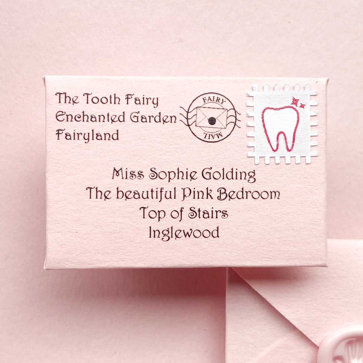 Personalised Tooth Fairy Letter - Deluxe Kit (Pink)