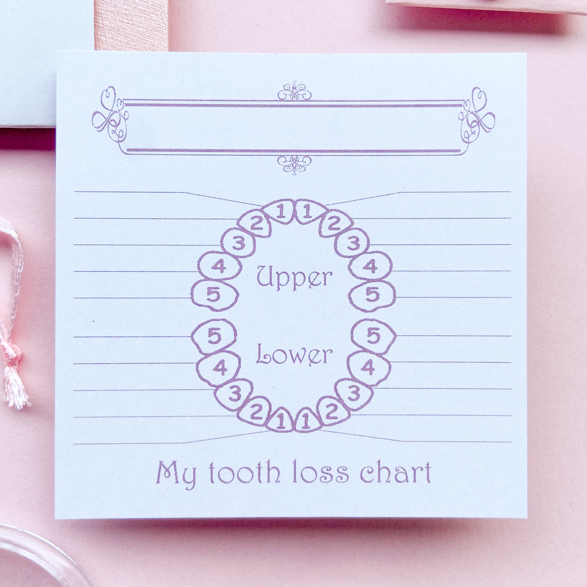 Tooth Fairy Letter Kit (Pink)- First Tooth